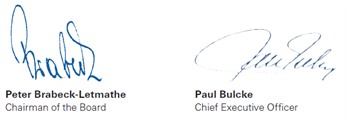 Peter Brabeck-Letmathe and Paul Bulcke