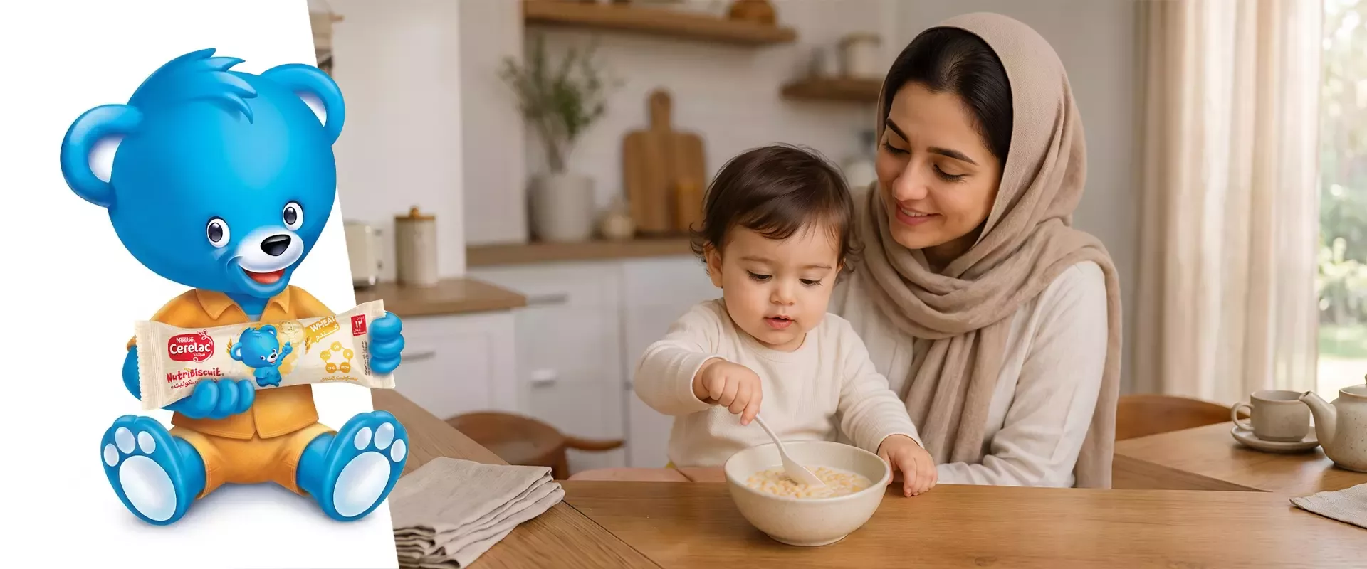 نوتری‌بیسکویت نستله با طعم سرلاک، میان‌وعده غنی از آهن برای کودکان بالای ۱۲ ماه